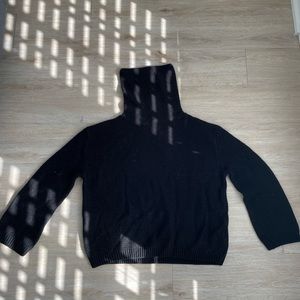 H&M black turtleneck sweater S